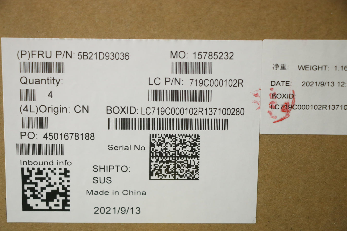 Lenovo Bdplanar I7-1165G7 16G 201 Nok - 5B21D93036