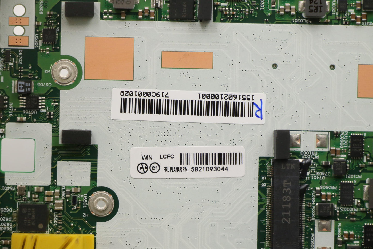 Lenovo Bdplanar I5-1145G7 8G201Vp Win - 5B21D93044