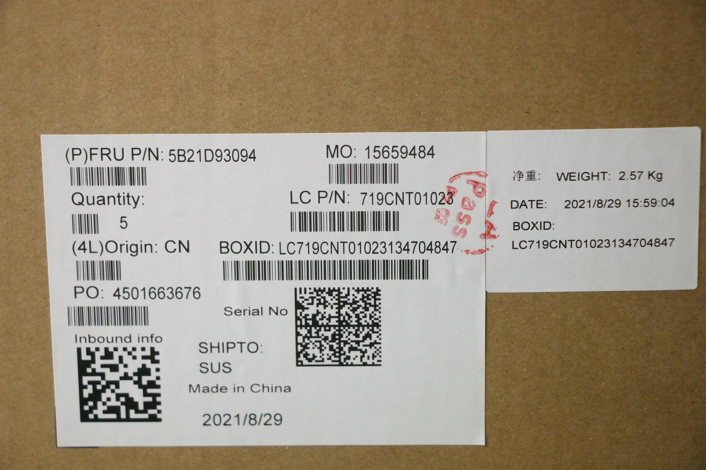 Lenovo Motherboard i7-11800H, AX201, Windows DPK - 5B21D93094