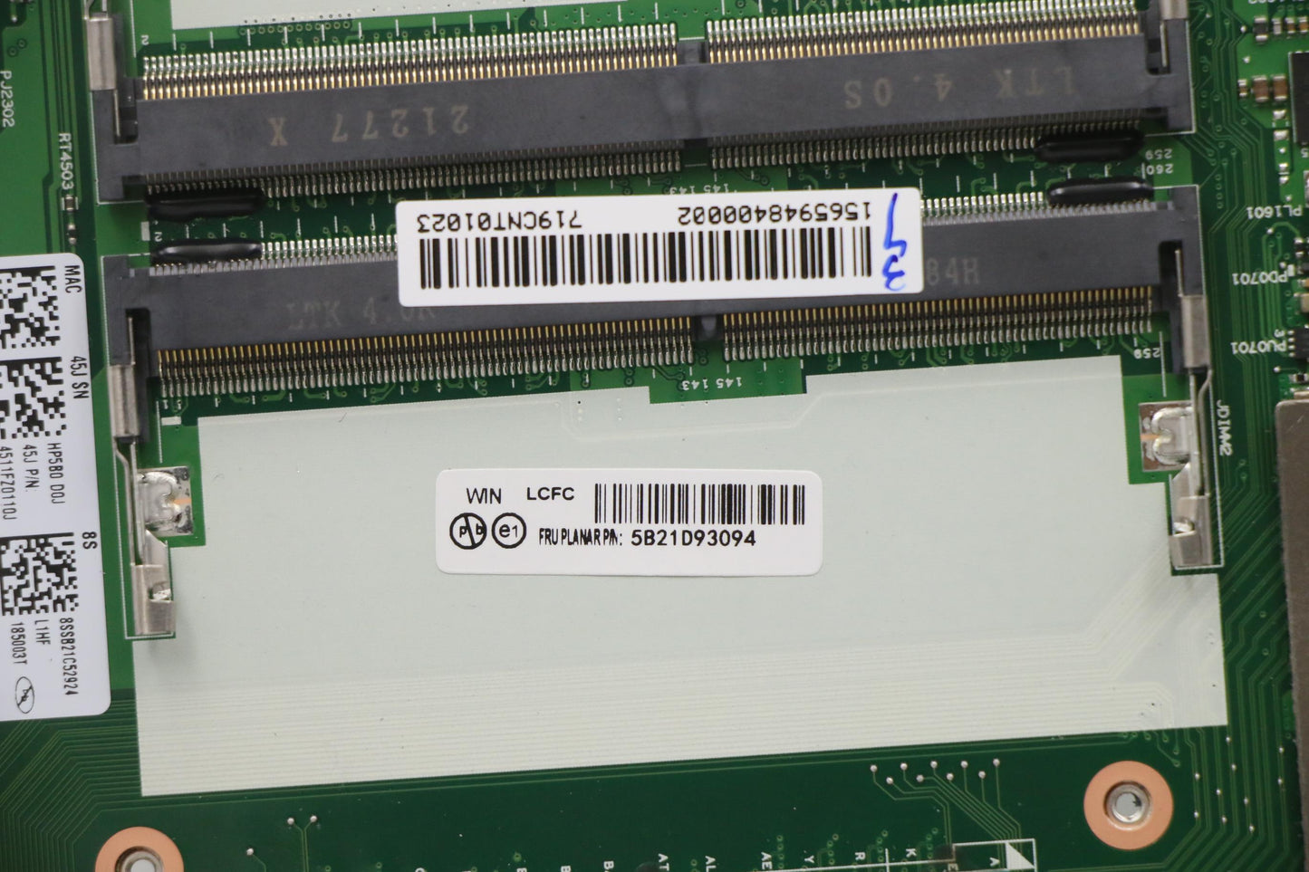 Lenovo Motherboard i7-11800H, AX201, Windows DPK - 5B21D93094