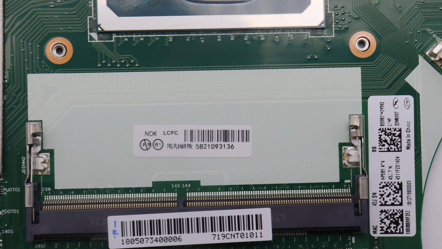 Lenovo Bdplanar I711850Hvpa2000Ax201V - 5B21D93136
