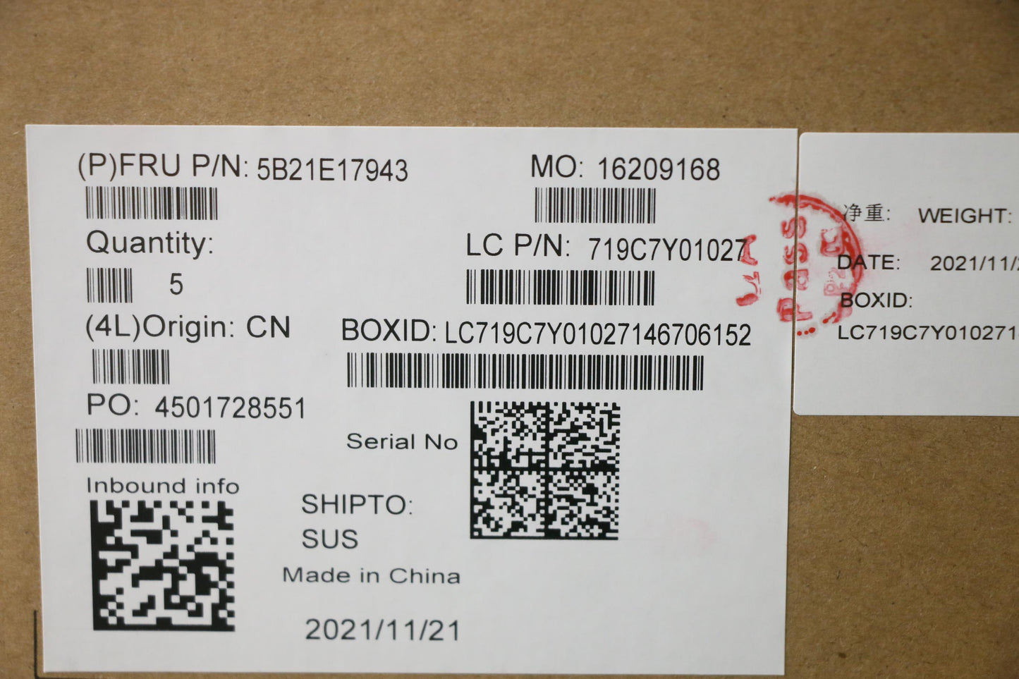 Lenovo Bdplanar Frr5P5650Uig16Gm.2Win - 5B21E17943