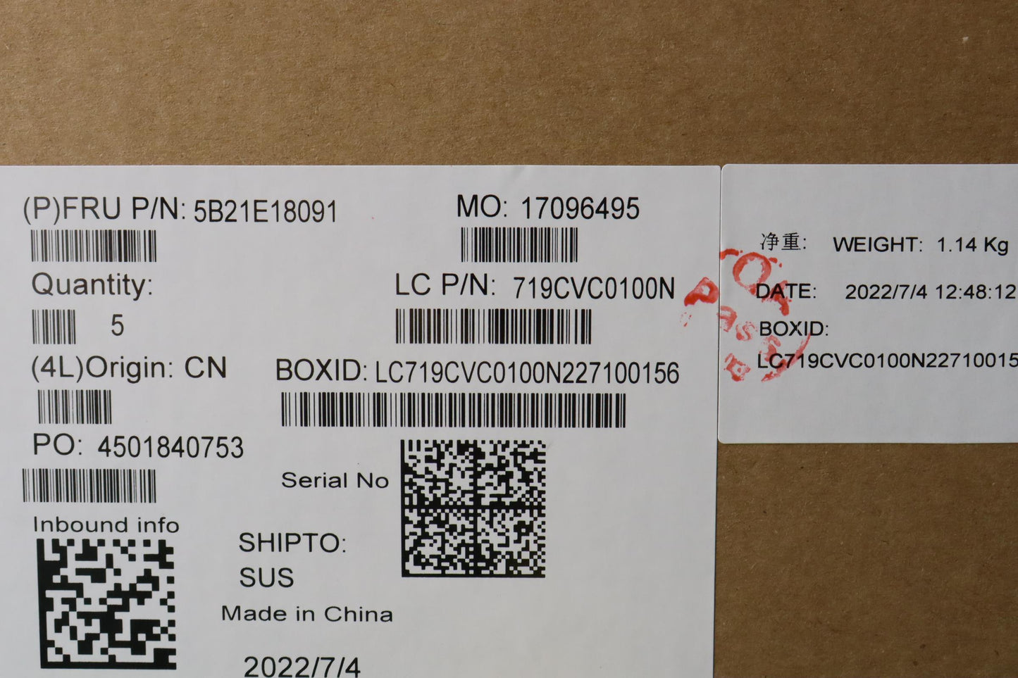 Lenovo Bdplanar Frumbi5-1145G7,Nok,Y- - 5B21E18091