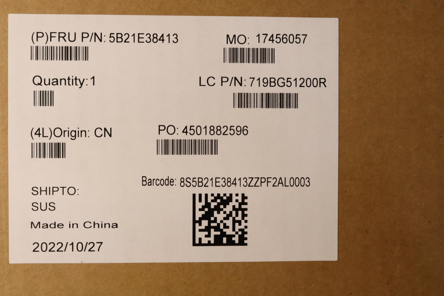Lenovo Bdplanar Mbl81Manokn4120Uma8G3 - 5B21E38413