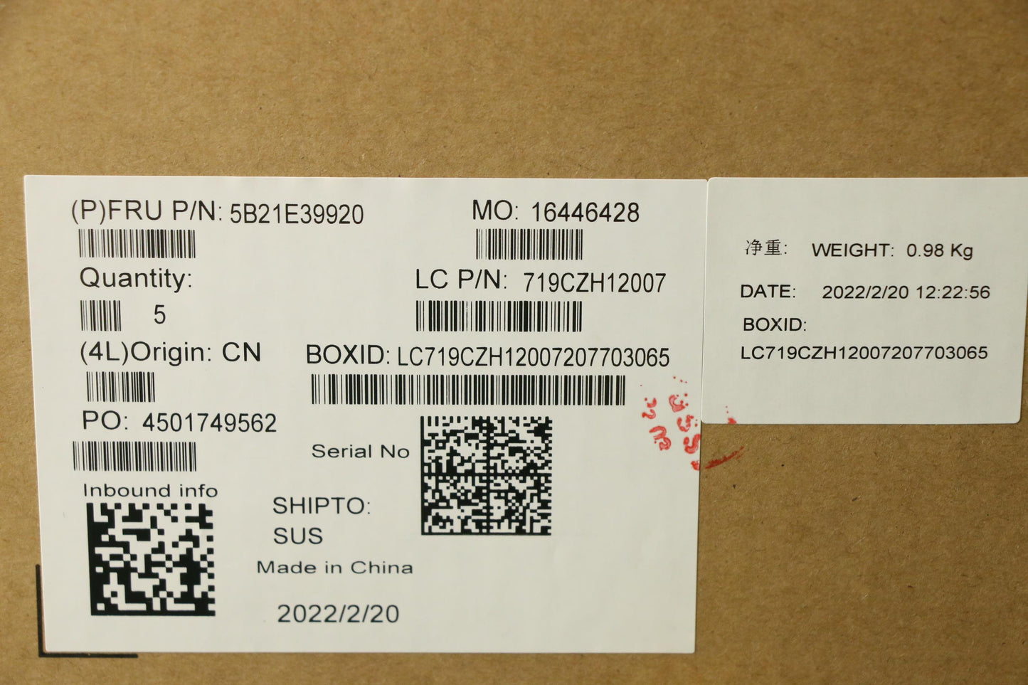 Lenovo Bdplanar Mb L82Luwini51240Puma - 5B21E39920