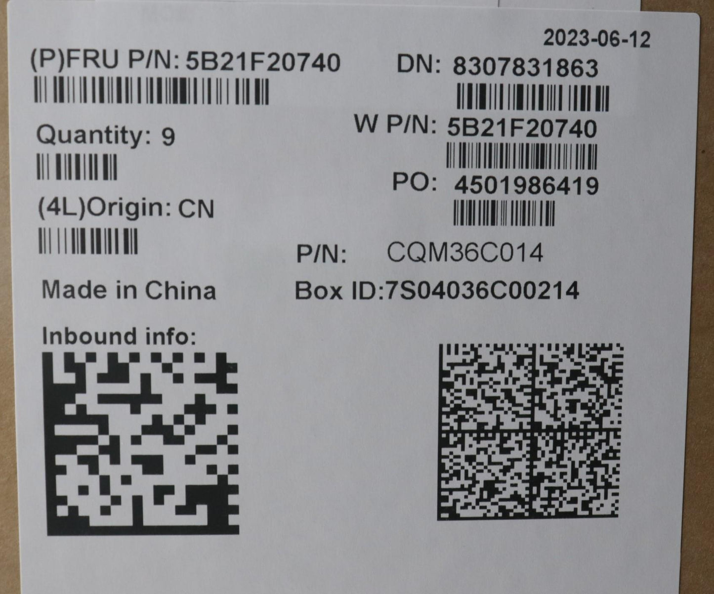 Lenovo Bdplanar Mbw21Atnok I51235U16G - 5B21F20740