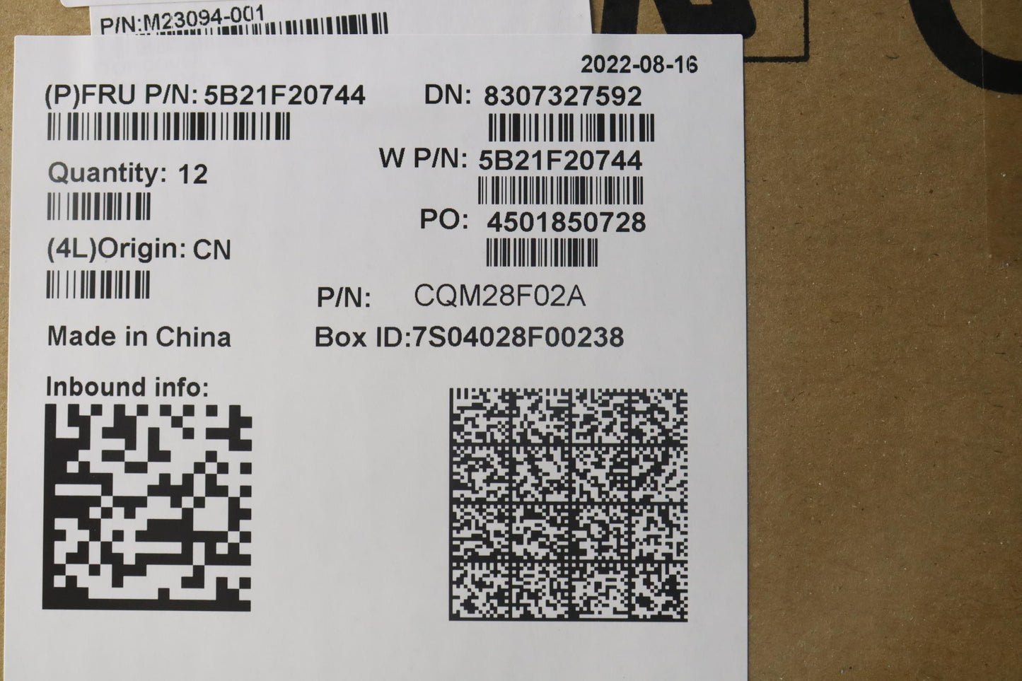 Lenovo Bdplanar Mbw21Atwin I51235U8Ge - 5B21F20744