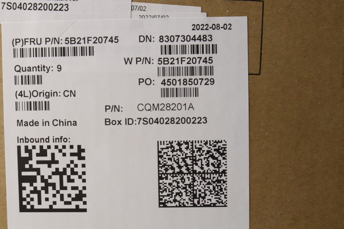 Lenovo Bdplanar Mbw21Atwin I51235U16G - 5B21F20745