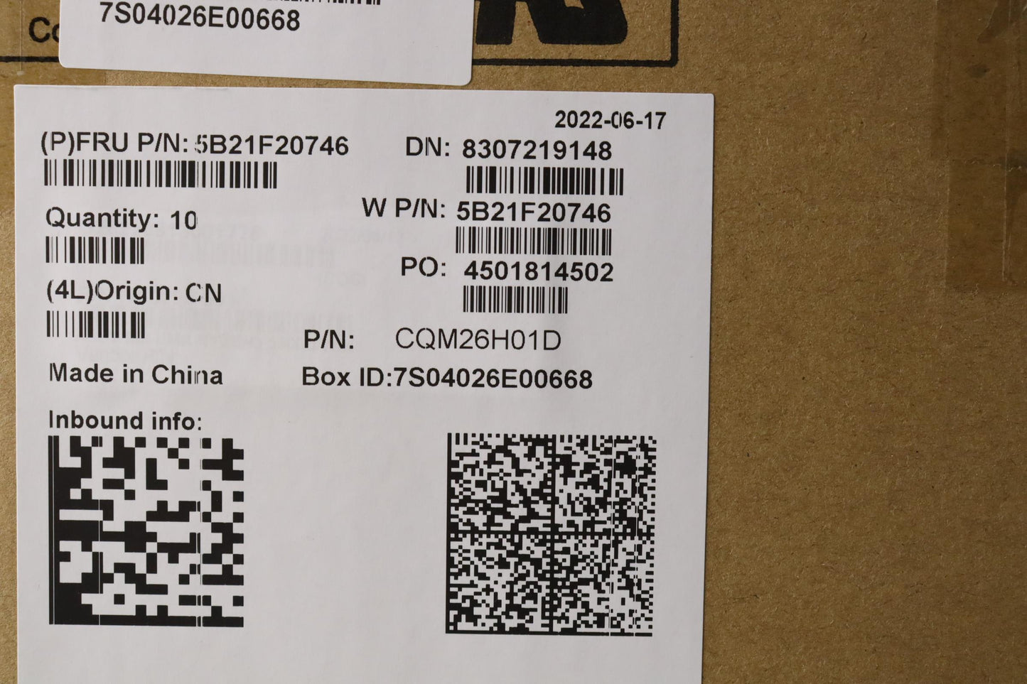 Lenovo Bdplanar Mbw21Atwin I71255U16G - 5B21F20746