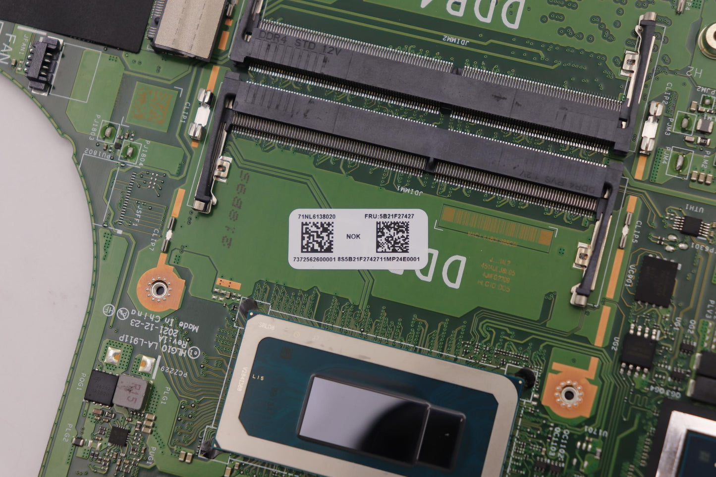 Lenovo Bdplanar Mbc82S9 Nok I71265_30 - 5B21F27427