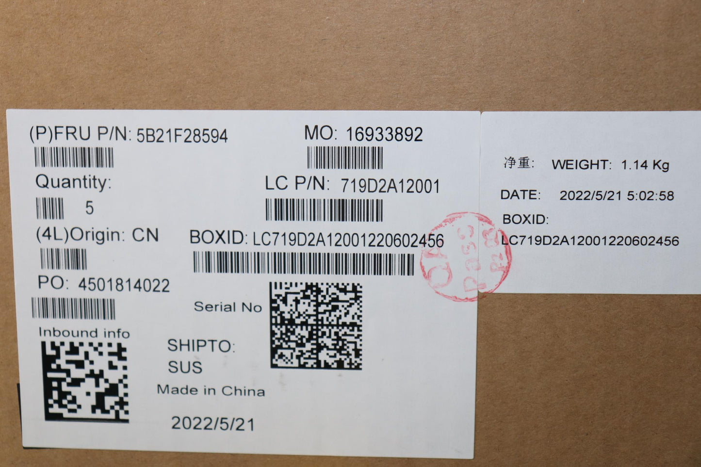 Lenovo Bdplanar Mbl82Rj Nok I71255Uum - 5B21F28594