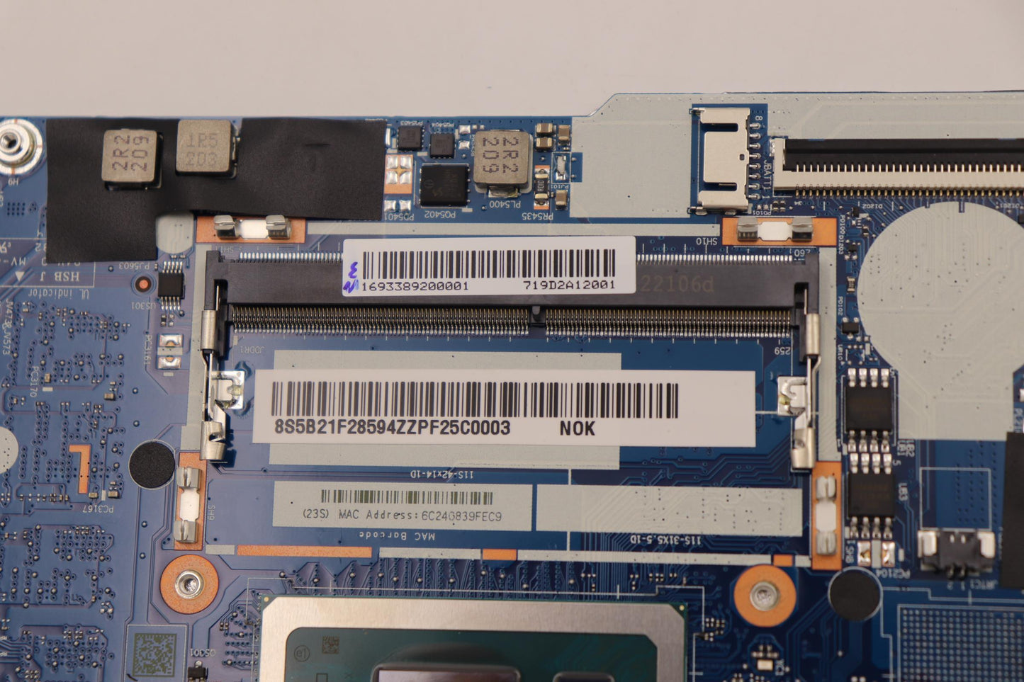 Lenovo Bdplanar Mbl82Rj Nok I71255Uum - 5B21F28594