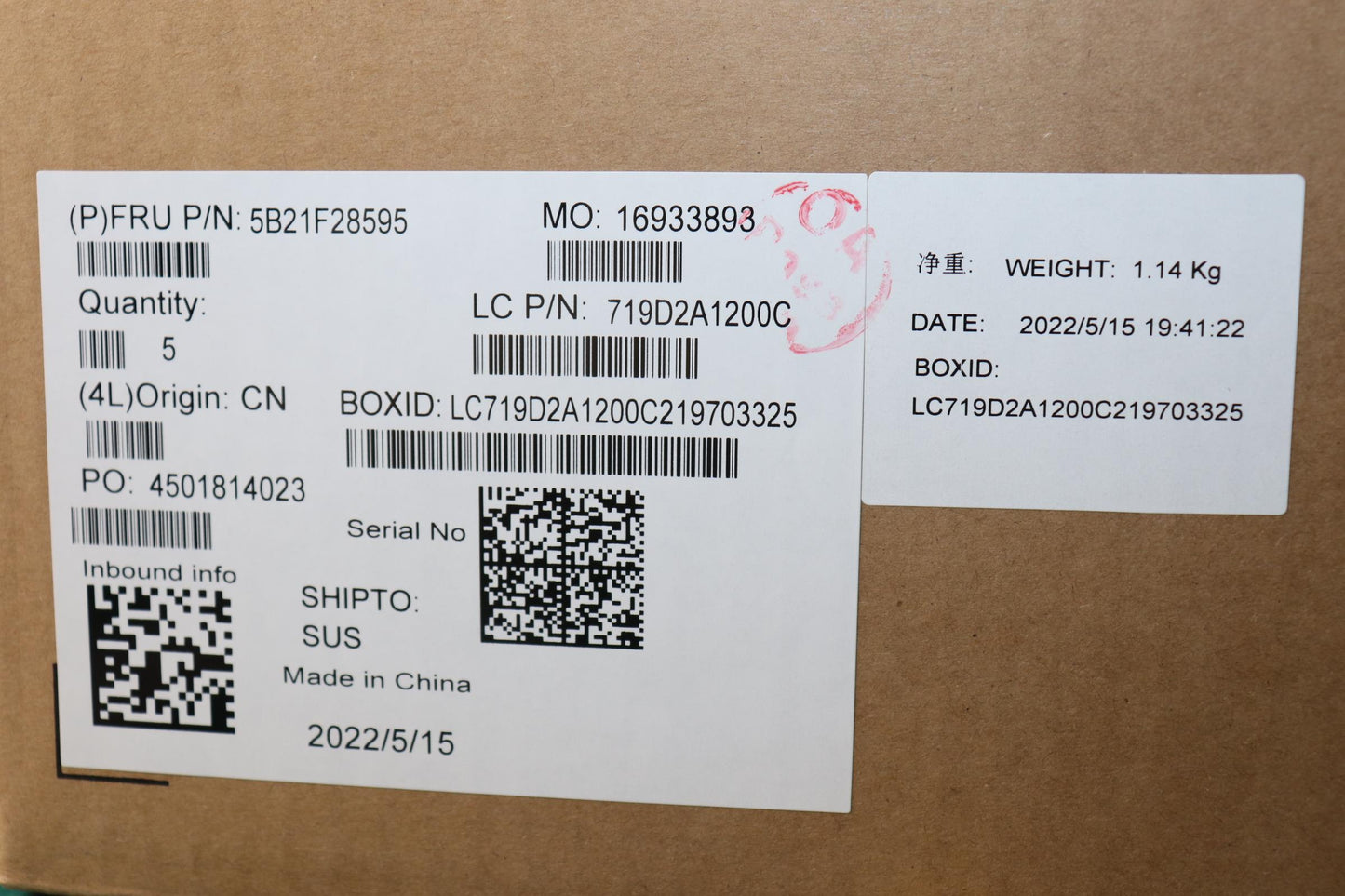 Lenovo Motherboard, i5-1235U, UMA, 8GB RAM, Windows - 5B21F28595