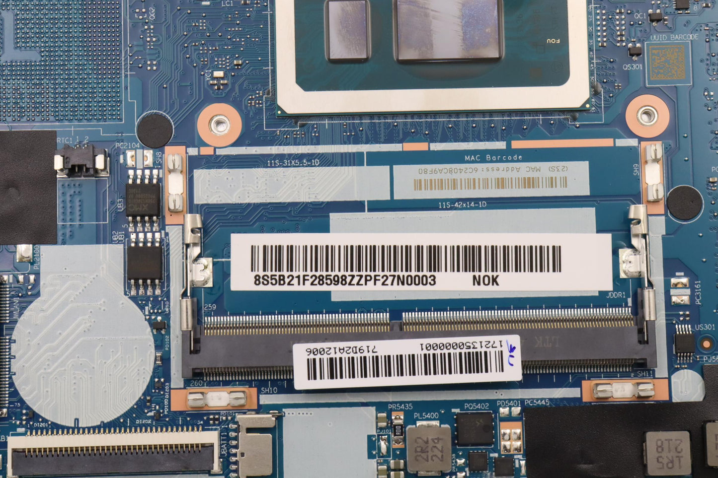 Lenovo Bdplanar Mbl82Rj Nok I31215Uum - 5B21F28598