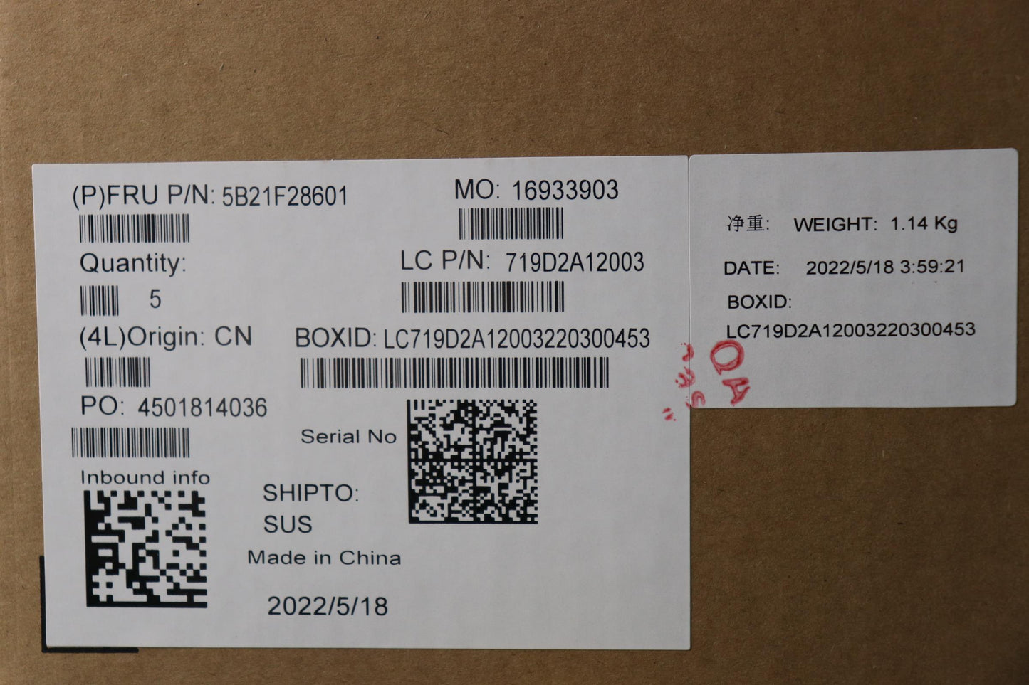 Lenovo Motherboard L82RJ, i3-1215U, UMA Graphics, 8GB RAM - 5B21F28601