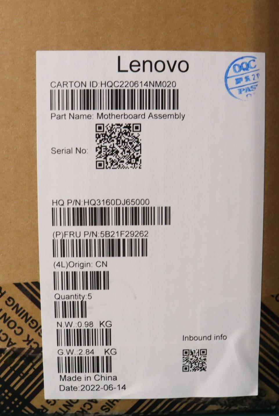 Lenovo Bdplanar Mbi51240Puix16Getwinr - 5B21F29262