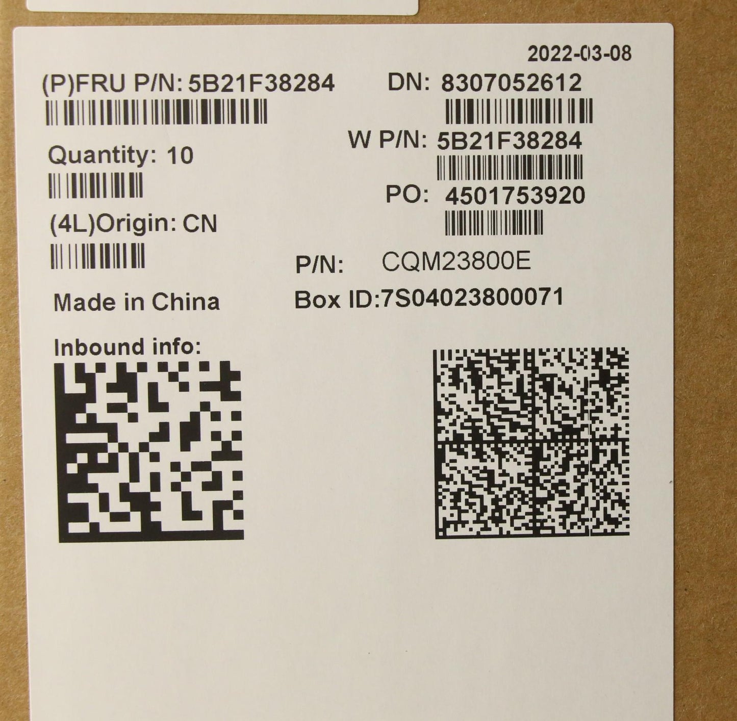 Lenovo Bdplanar Fl R5Pro 5650U 8G Ydt - 5B21F38284