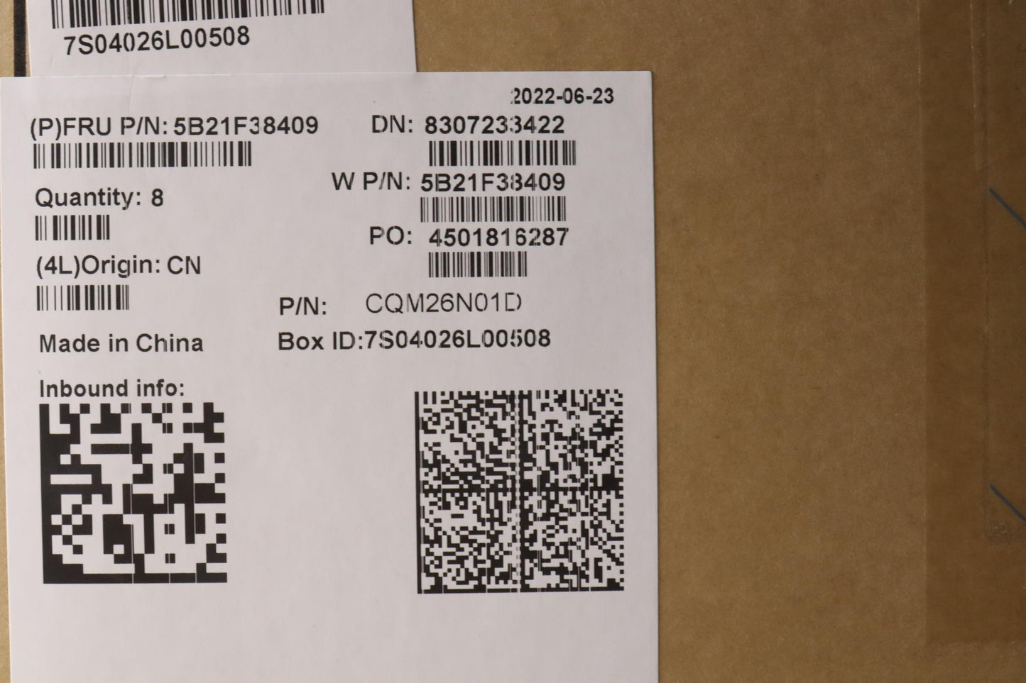 Lenovo Bdplanar I7-11850Hvp,Rtx,Wi,Ya - 5B21F38409