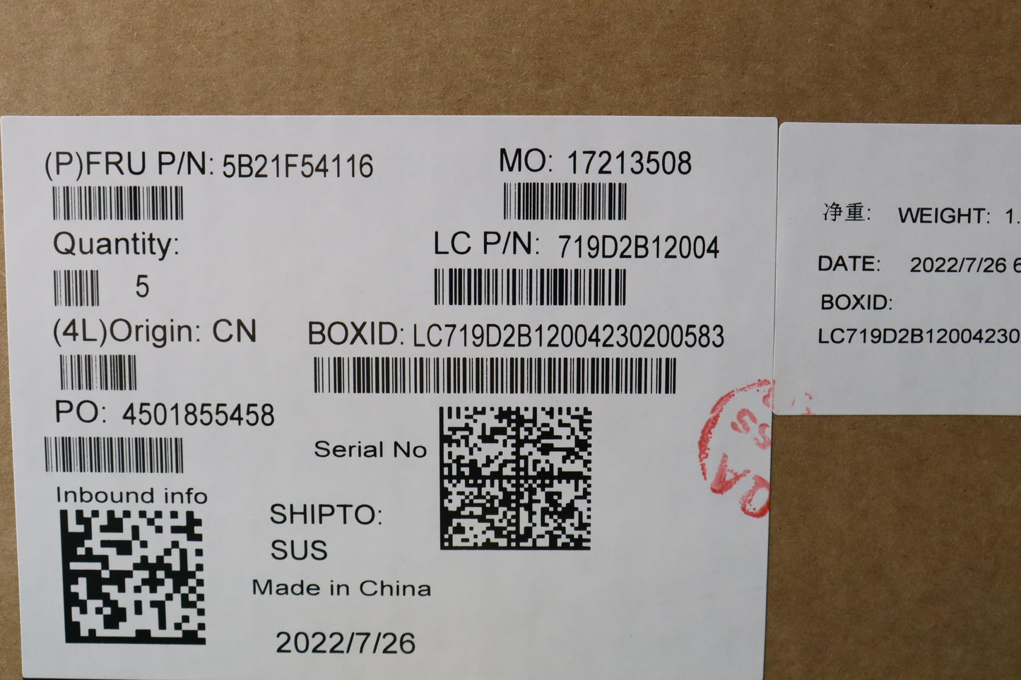 Lenovo Bdplanar Mb L82Svnok I71260P_U - 5B21F54116