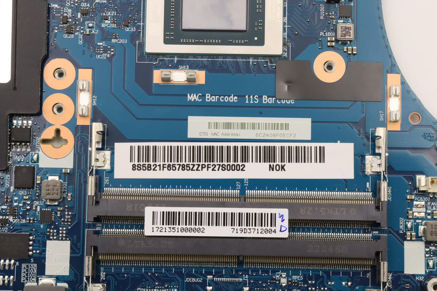 Lenovo Bdplanar Mbl82Rgnokr56600Hrtx3 - 5B21F65785