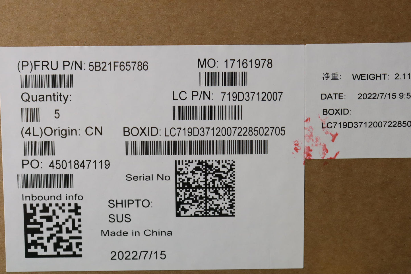 Lenovo Motherboard L82RG, R7-6800H, RTX 3060, 6GB RAM - 5B21F65786