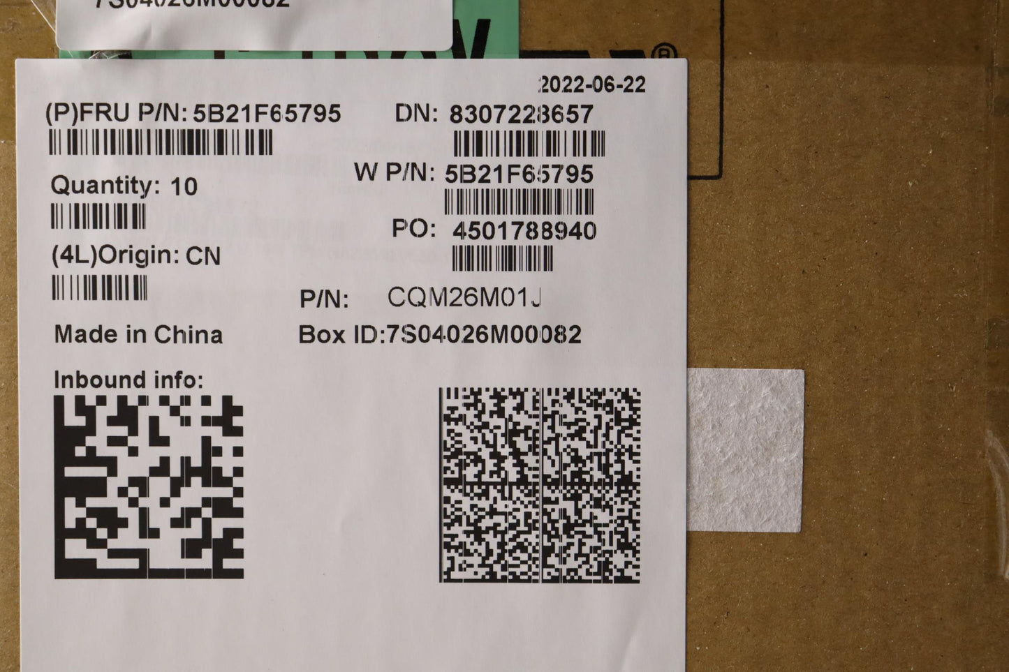 Lenovo Bdplanar Mb W 82R9 Win R75700U - 5B21F65795