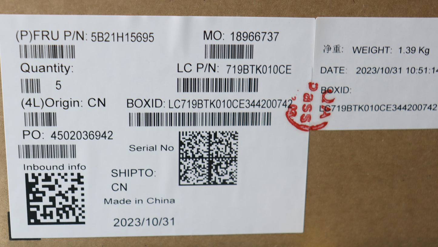 Lenovo Bdplanar Fli71165G7 8G Nok Na - 5B21H15695