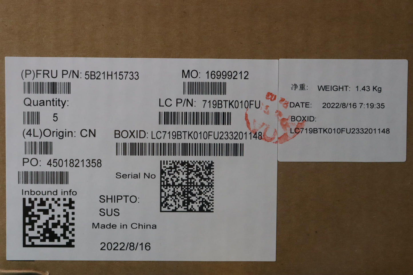 Lenovo Bdplanar Fl I71165G7 16G Win N - 5B21H15733