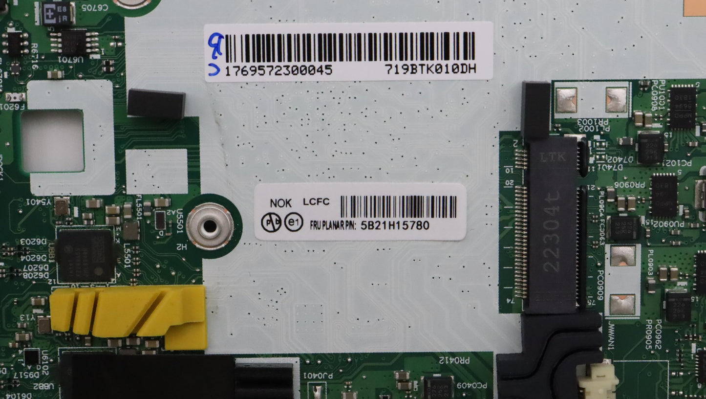 Lenovo Bdplanar Fli71185G7 16G Vpnoky - 5B21H15780