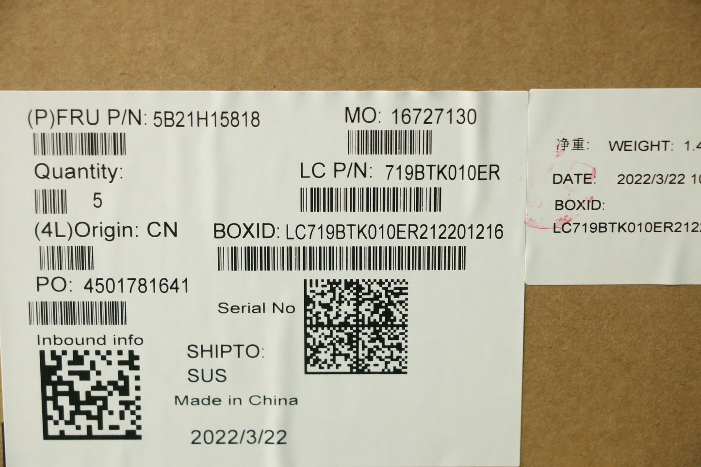 Lenovo Bdplanar Fli71185G7 16Gvp Winy - 5B21H15818