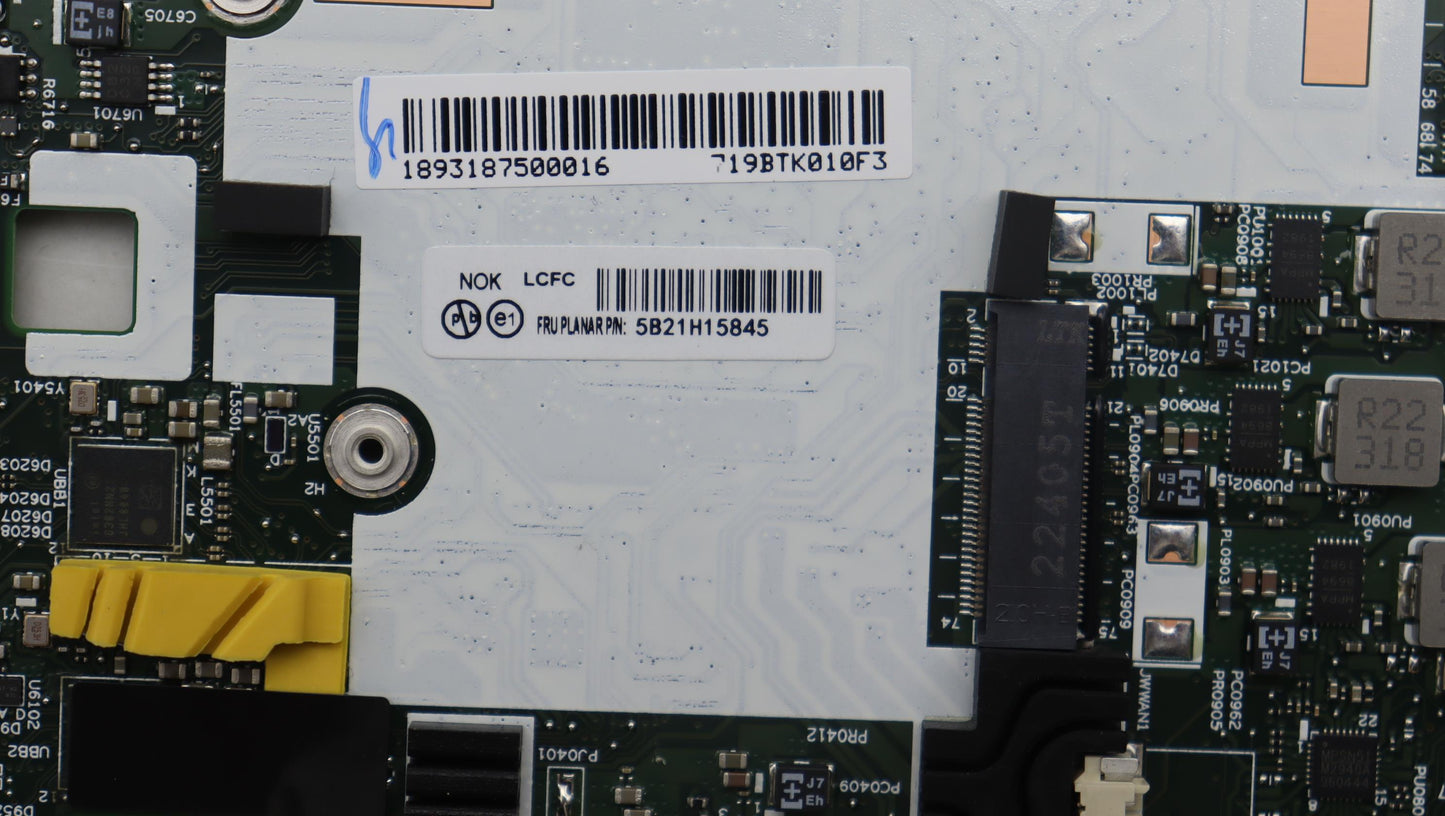 Lenovo Bdplanar I51135G7 16G 201Nok N - 5B21H15845