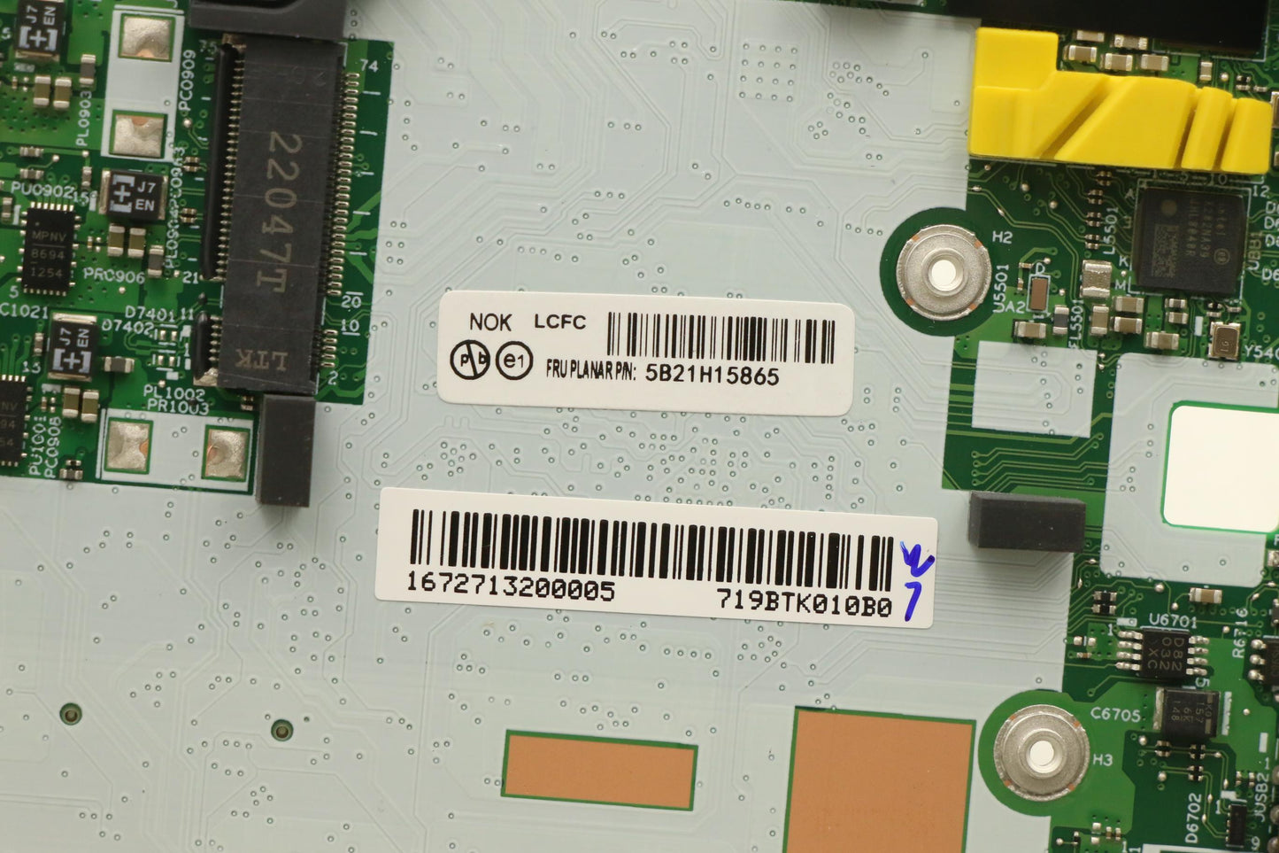 Lenovo Bdplanar I71165G7 16G 201Nok N - 5B21H15865