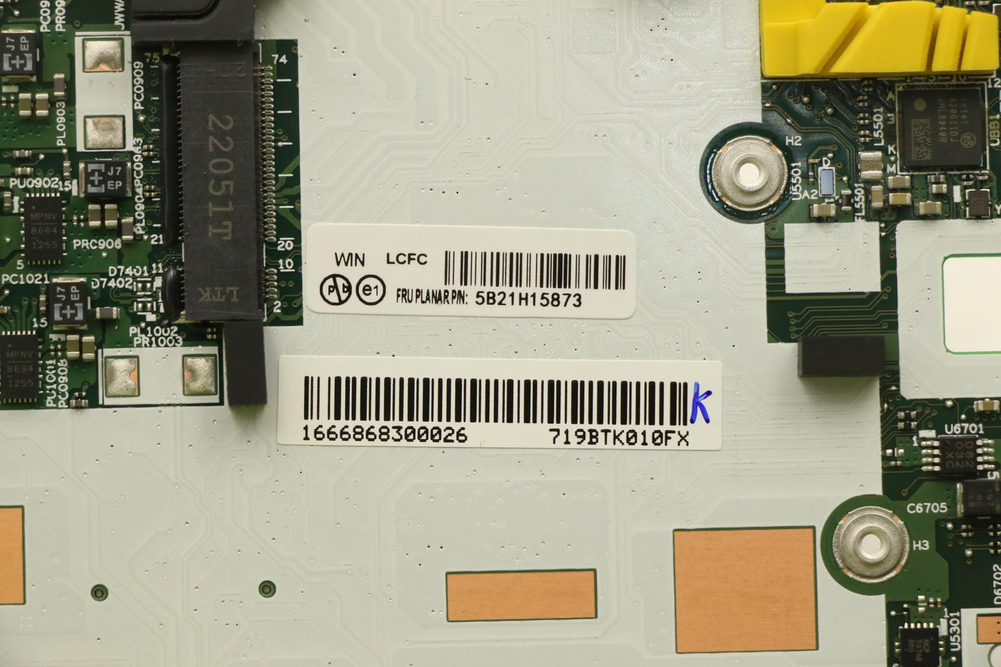 Lenovo Bdplanar I51135G7 8G 201 Win N - 5B21H15873