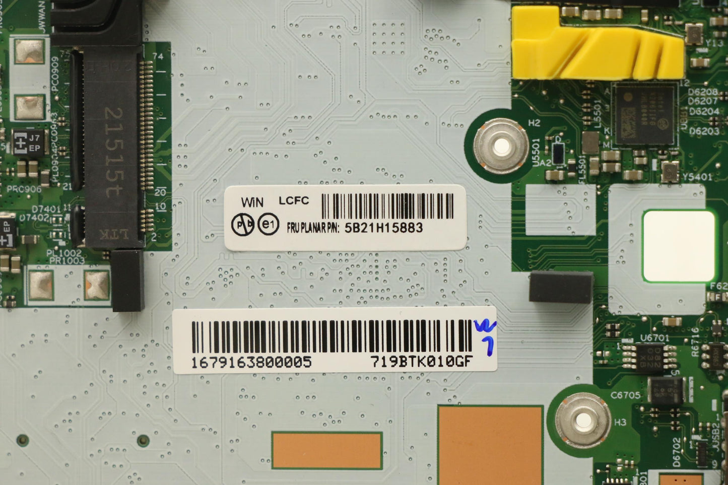 Lenovo Bdplanar I71165G7 8G 201 Win N - 5B21H15883