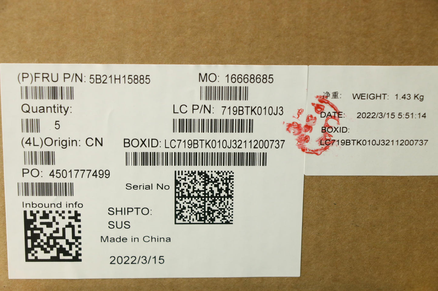 Lenovo Bdplanar I71165G7 8G 201 Nok N - 5B21H15885