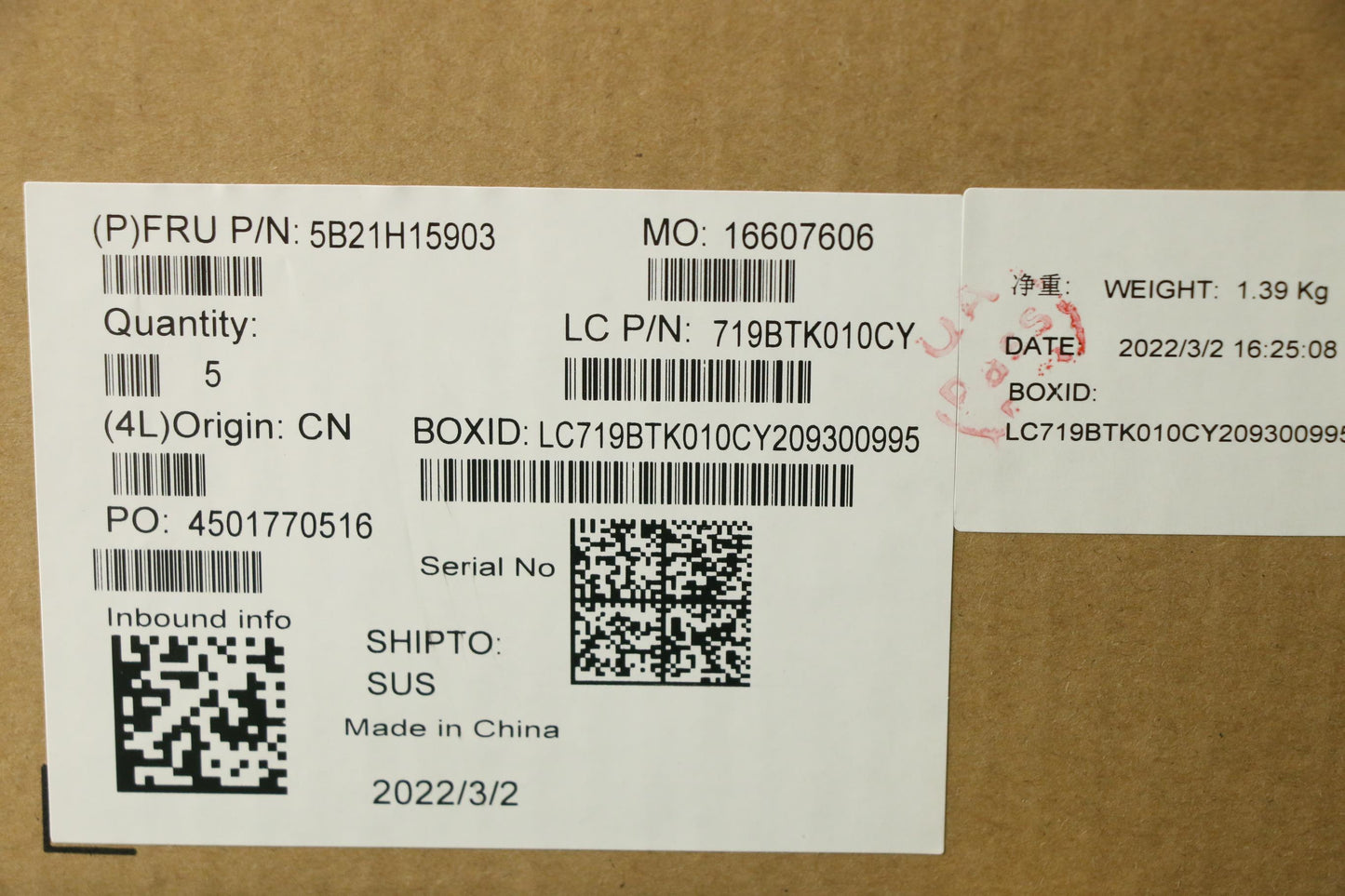 Lenovo Bdplanar I51145G7 8G201Vp Winy - 5B21H15903