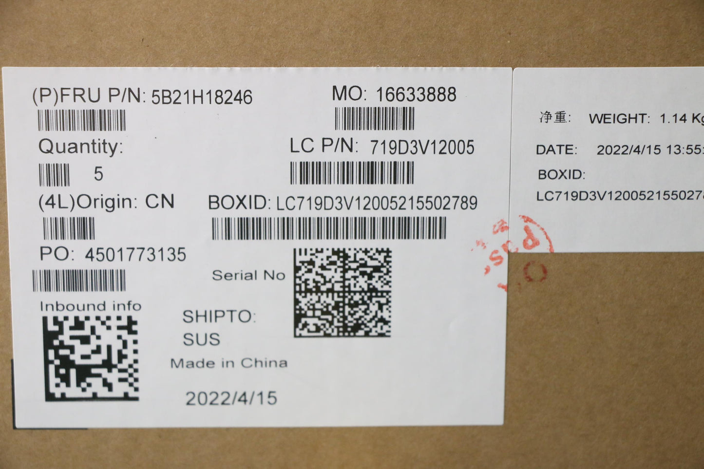 Lenovo Bdplanar Mb L82Rm Win R55625U_ - 5B21H18246