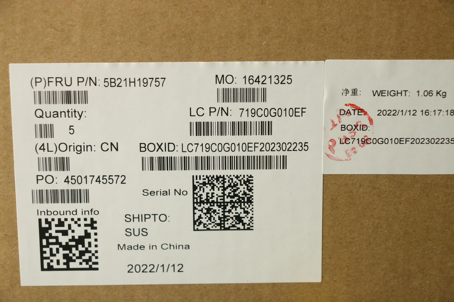 Lenovo Bdplanar I5-1135G7 16G210Winna - 5B21H19757