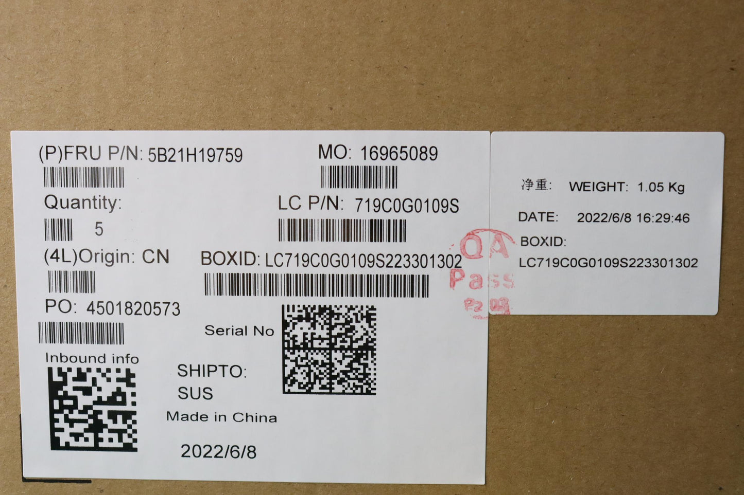 Lenovo Bdplanar I5-1135G7 16G210Nokna - 5B21H19759