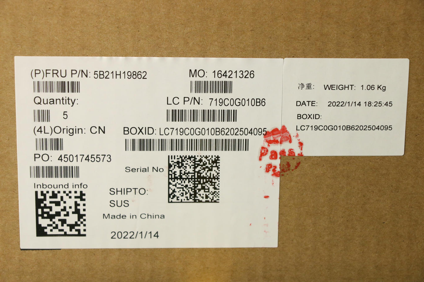 Lenovo Bdplanar I5-1135G7 8G 201 Win - 5B21H19862