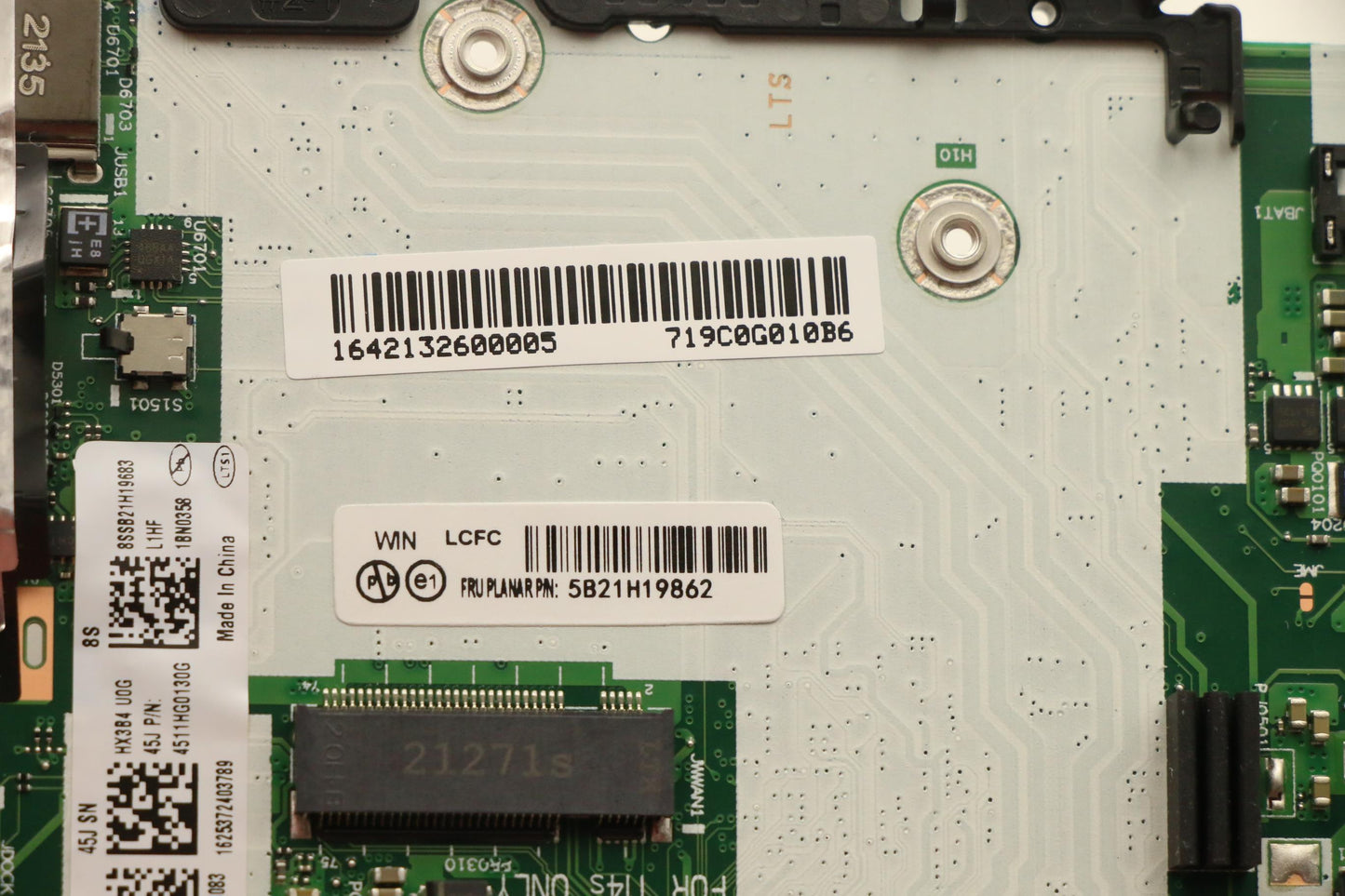 Lenovo Bdplanar I5-1135G7 8G 201 Win - 5B21H19862