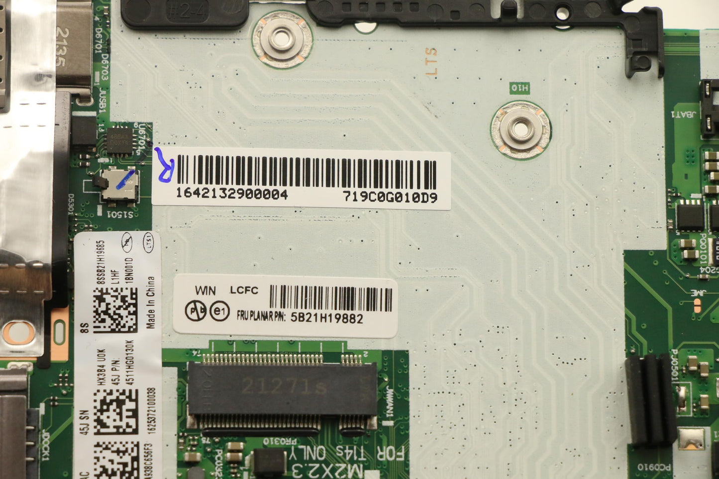 Lenovo Bdplanar I7-1165G7 8G 201 Win - 5B21H19882