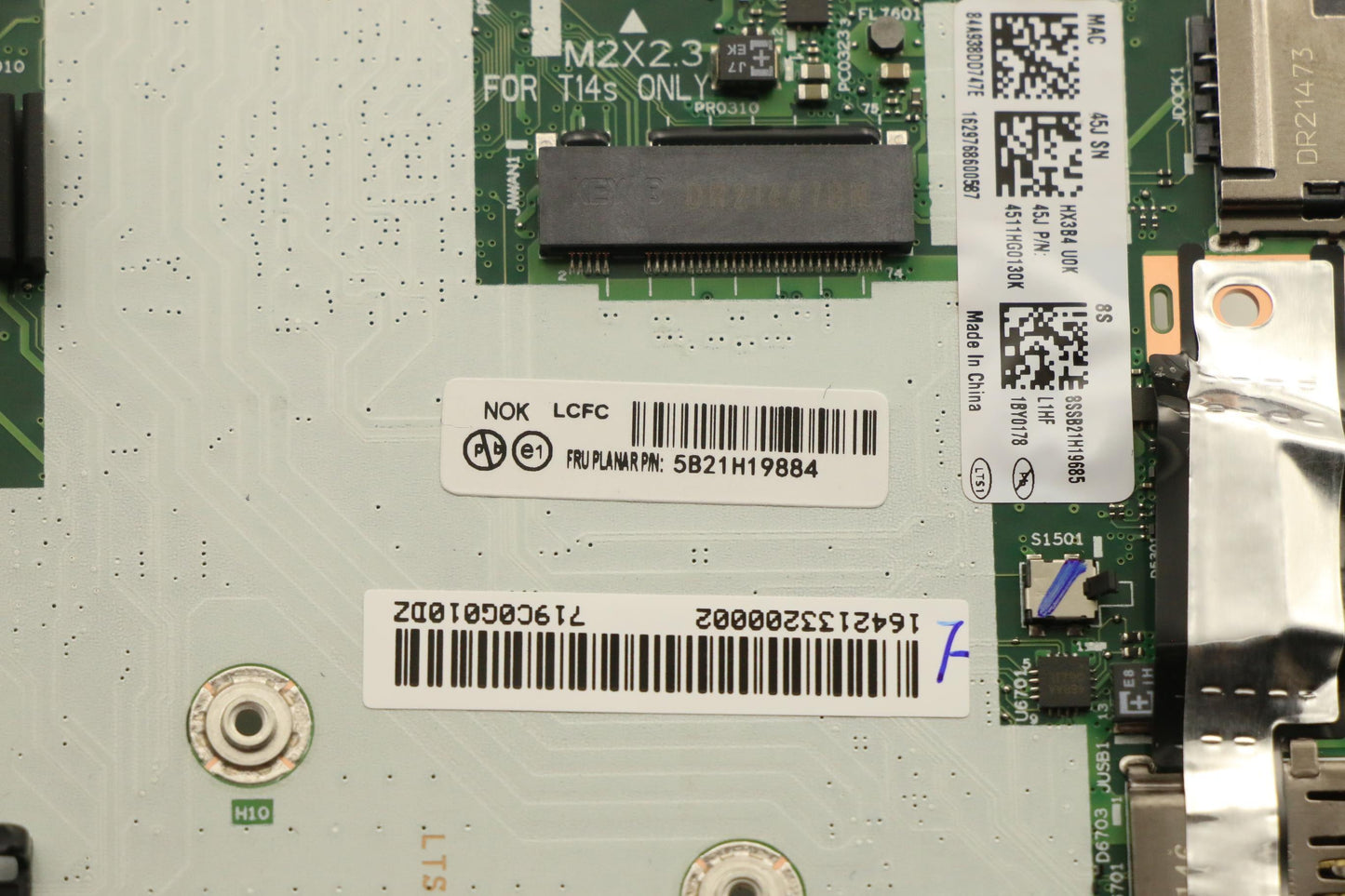 Lenovo Bdplanar I7-1165G7 8G 201 Nok - 5B21H19884