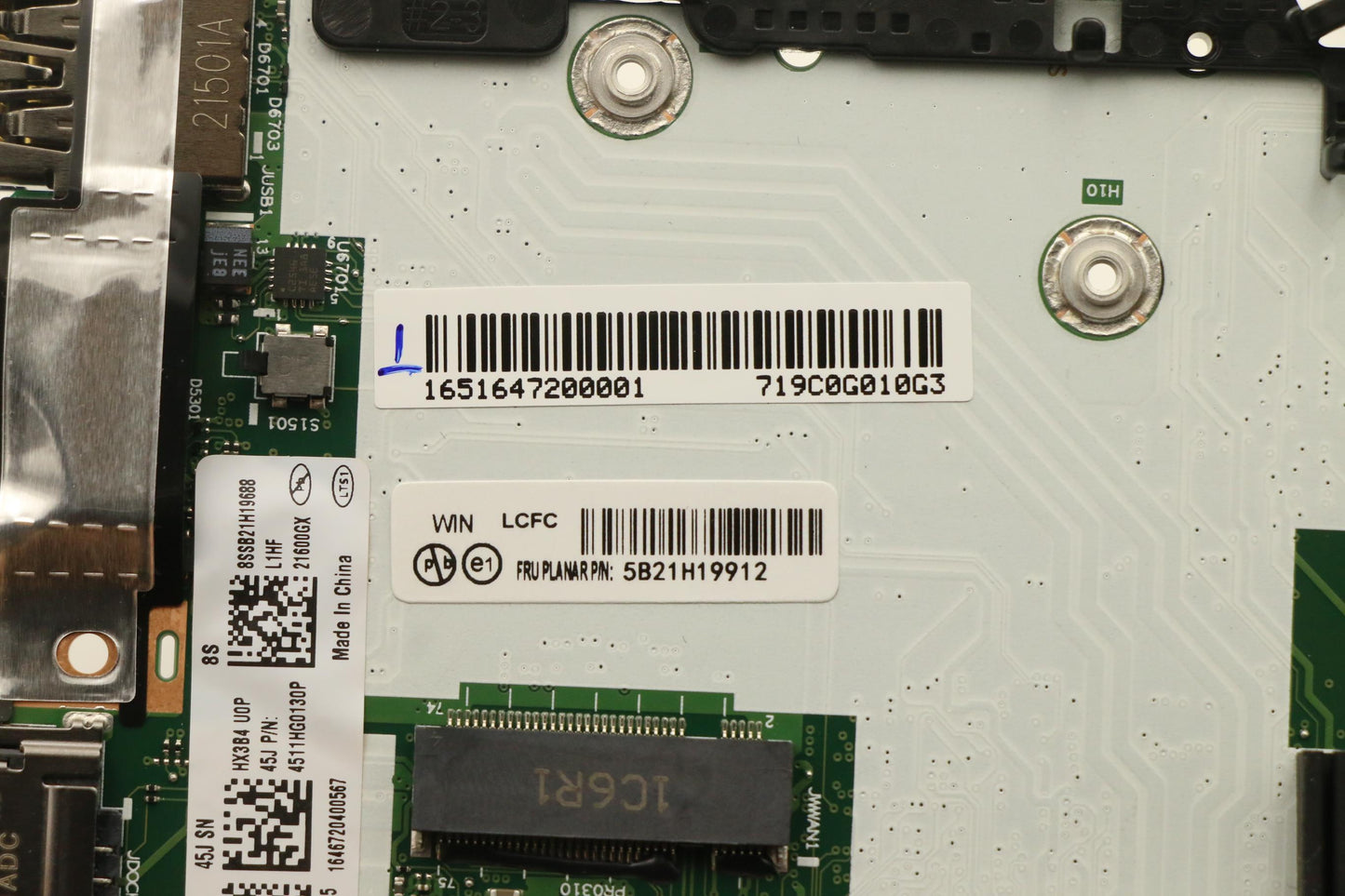 Lenovo Bdplanar I5-1145G7 8G201Vpwin - 5B21H19912