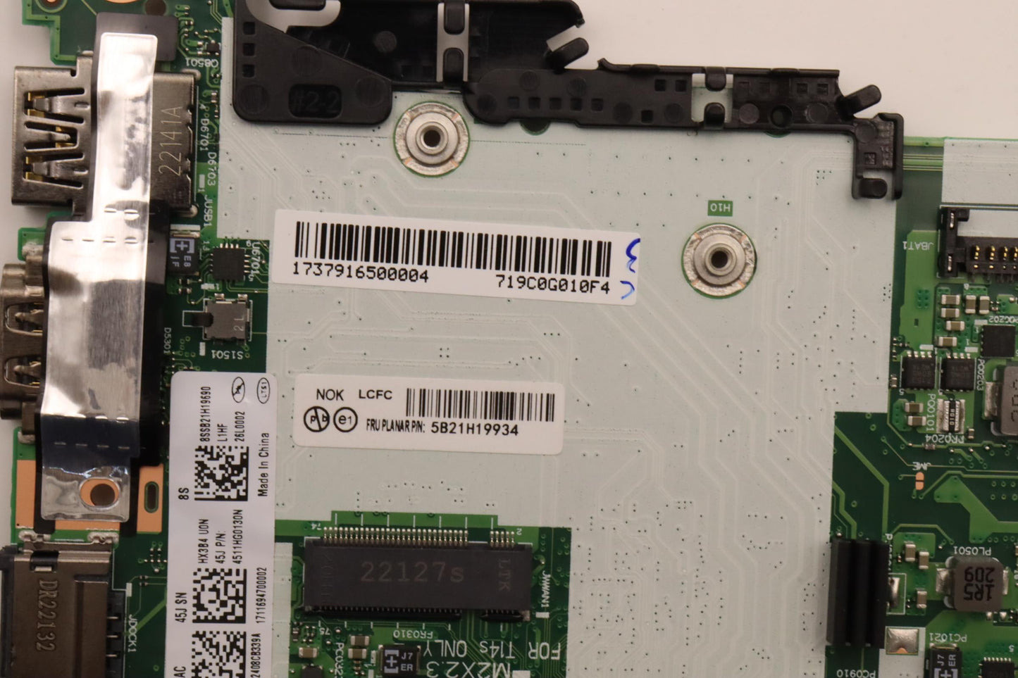 Lenovo Bdplanar I7-1185G7 8G201Vpnok - 5B21H19934