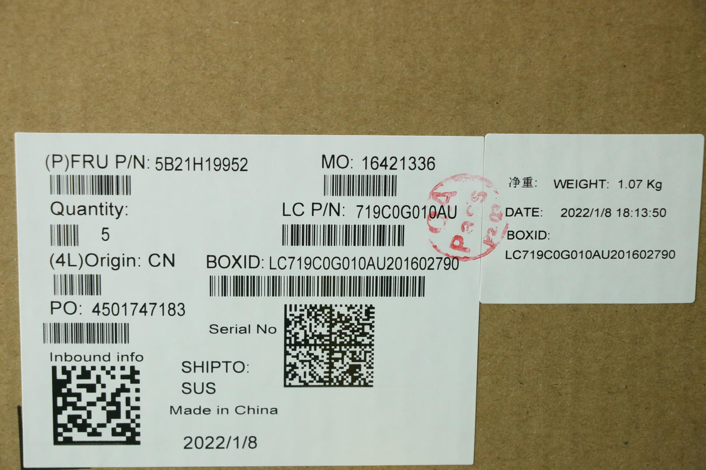 Lenovo Bdplanar I7-1185G7 32G201Vpwin - 5B21H19952