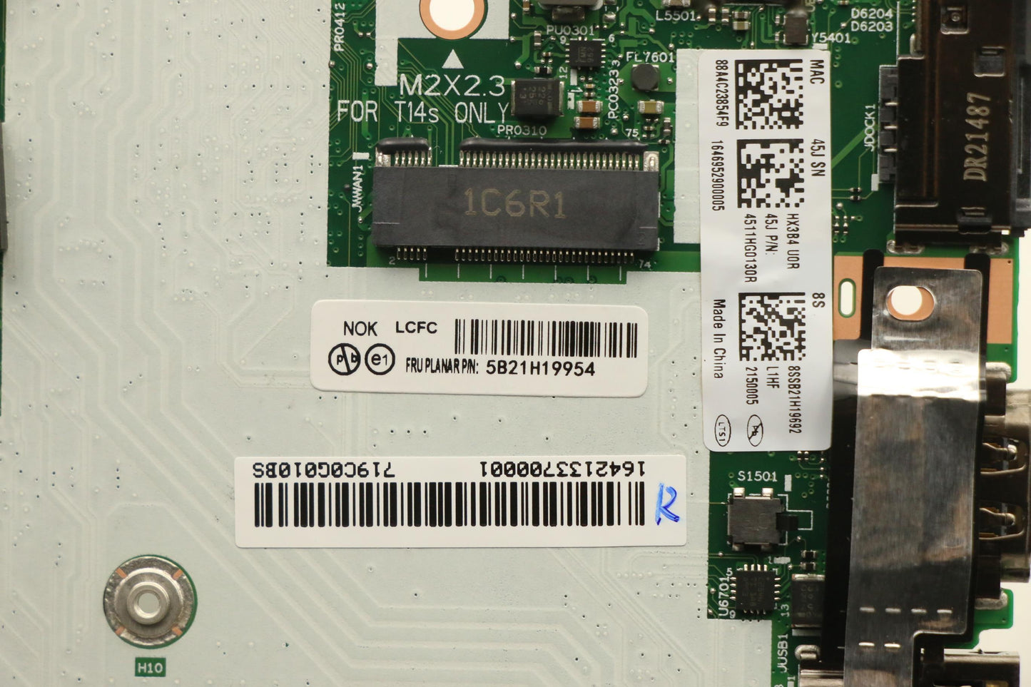 Lenovo Bdplanar I7-1185G7 32G201Vpnok - 5B21H19954
