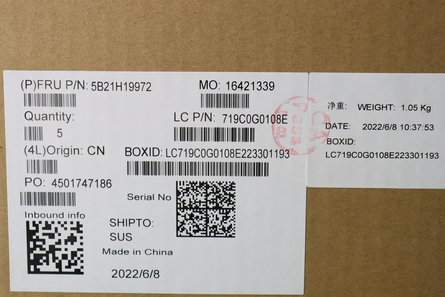 Lenovo Bdplanar I5-1135G7 16G210Newin - 5B21H19972