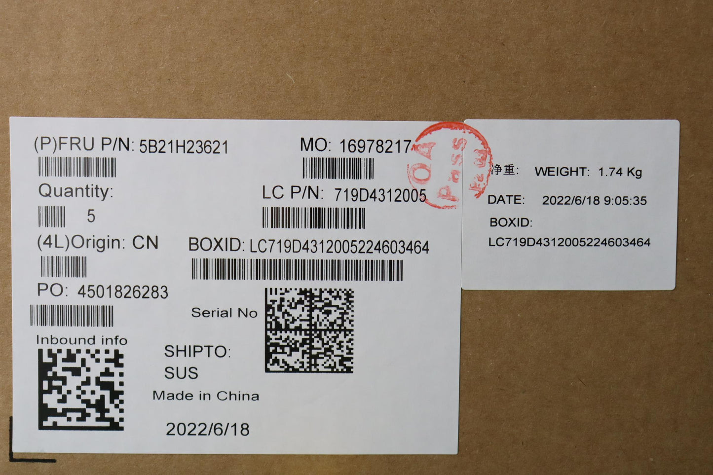 Lenovo Bdplanar Mbl82Renok R56600Hrtx - 5B21H23621