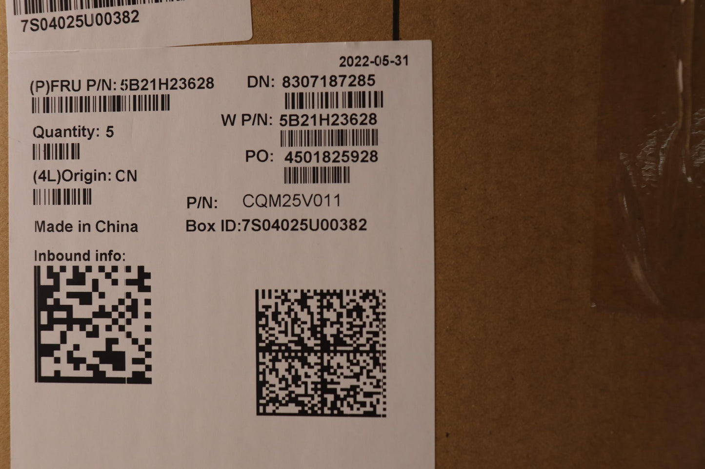 Lenovo Motherboard i5-1235U, UMA Graphics, 8GB RAM, Windows DPK - 5B21H23628